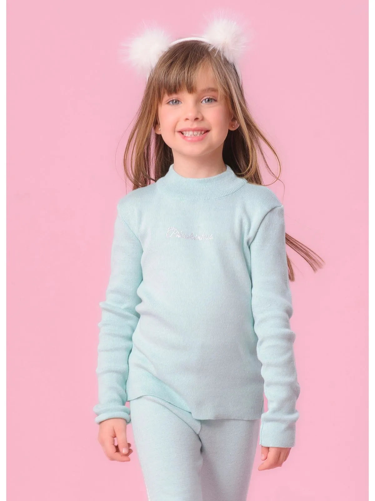 Blusa Básica Tricot Pituchinhus Verdinha - BambolePetit