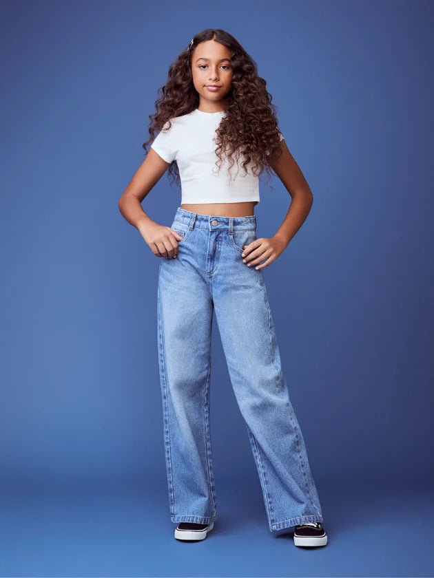Calça Wide Denim Jeans I Am