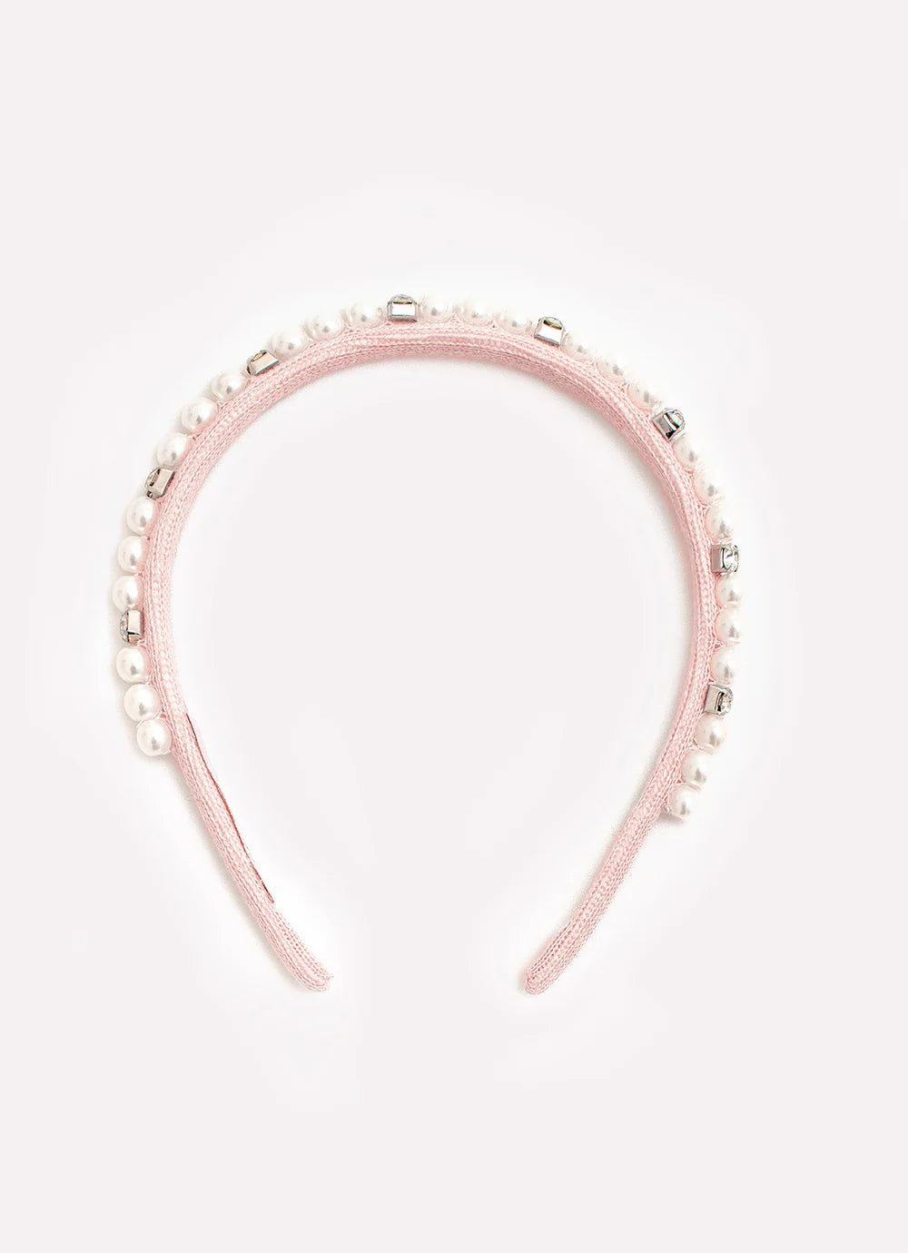 Arco Tricot Bordados Rosa Dolce Pituchinhus