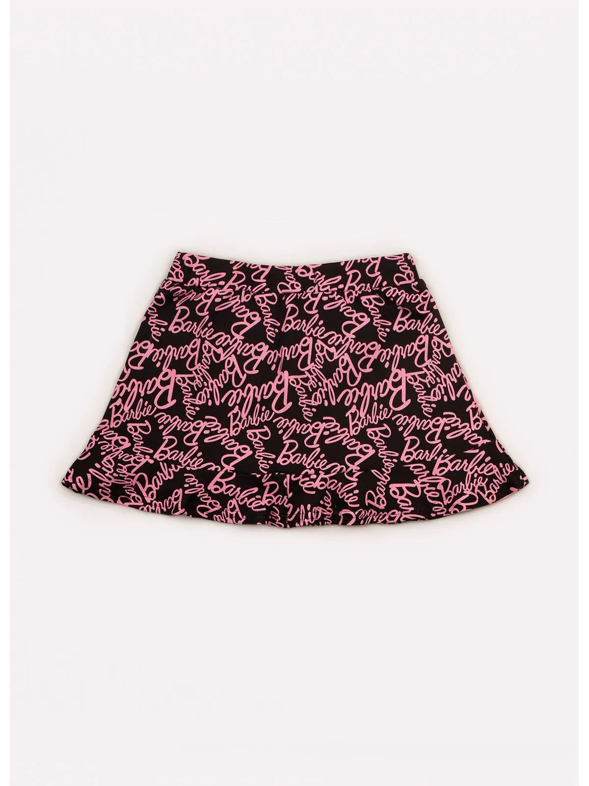 Saia Short Light Estampa Barbie Fundo Preto - BambolePetit