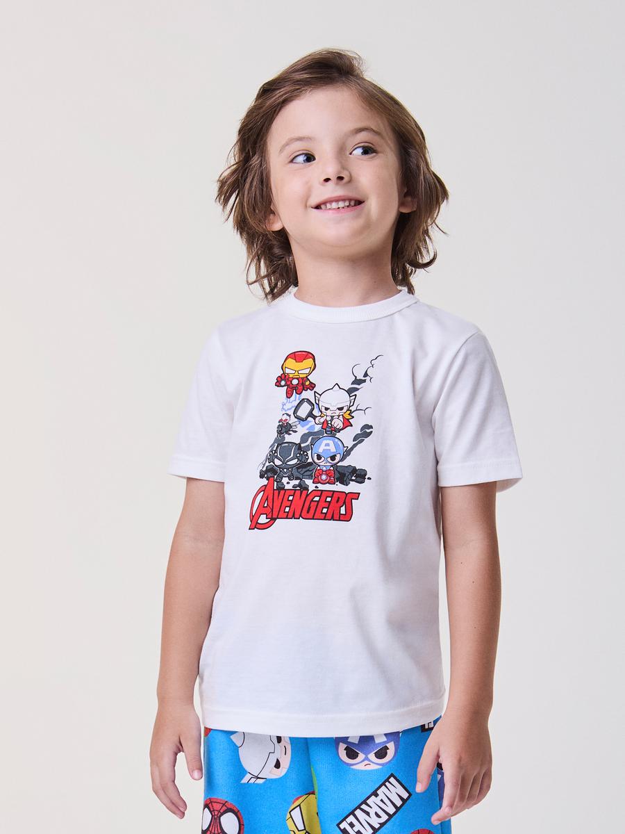 Conjunto T-Shirt e Bermuda Vingadores Bimbi