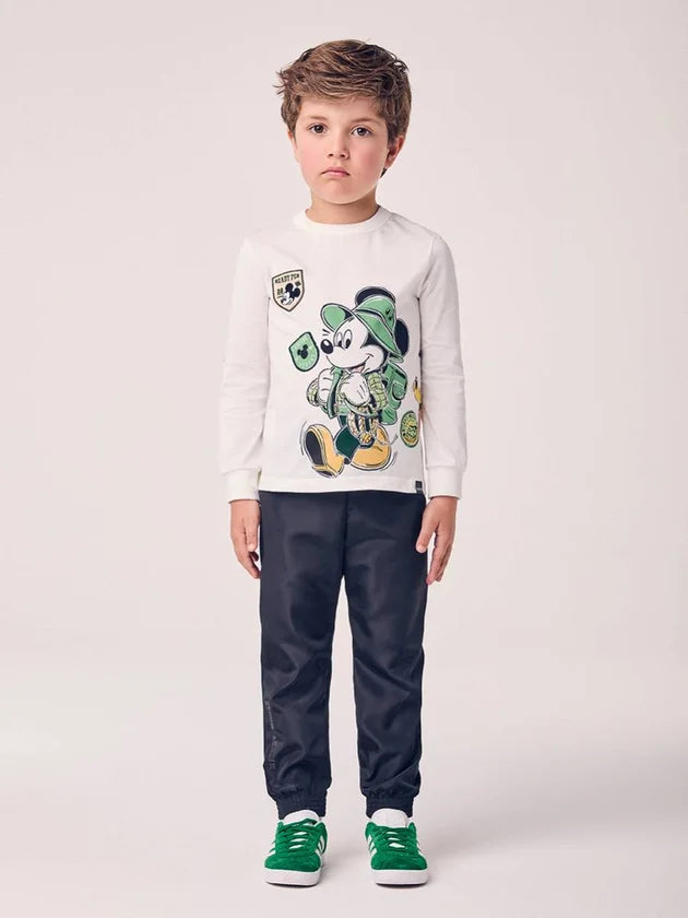 Conjunto Manga Longa Tshirt Mickey e Calca Youccie