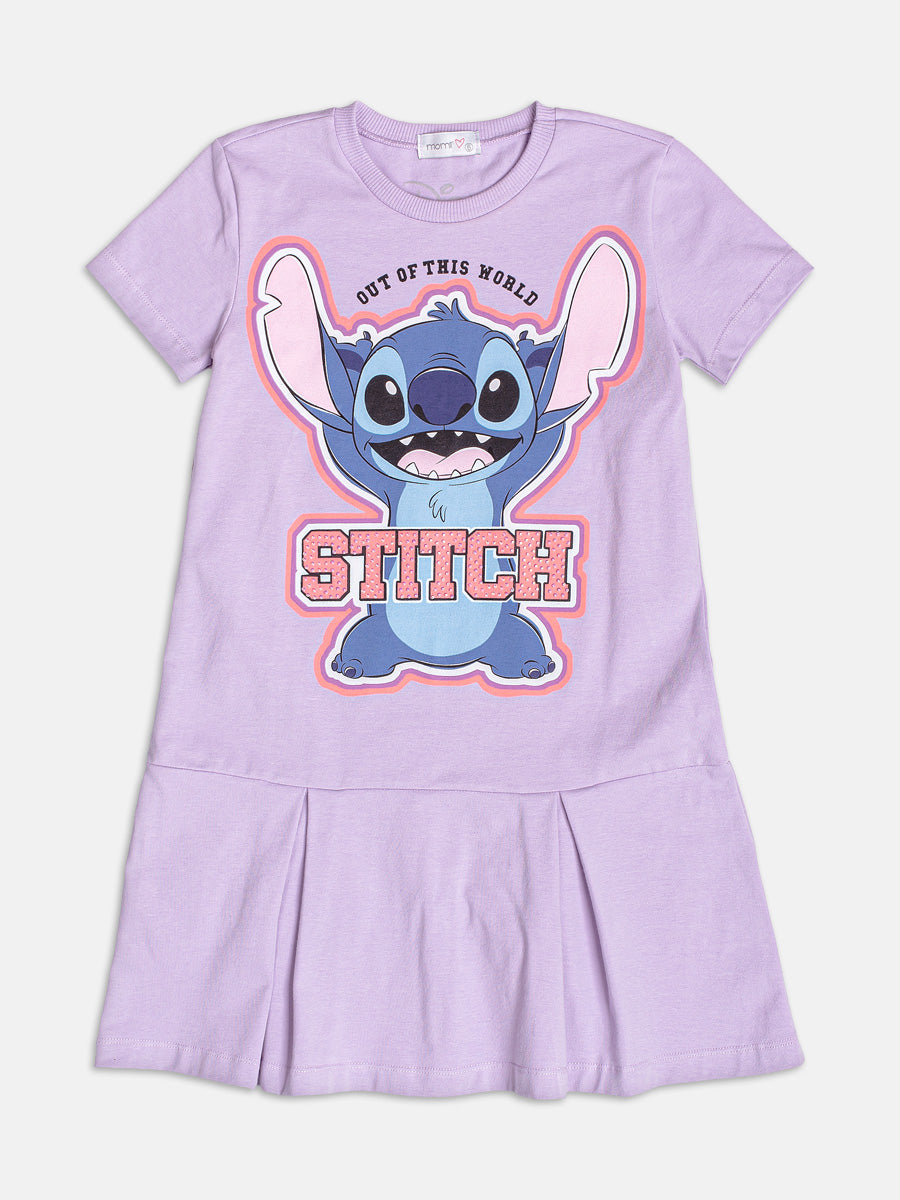Vestido do Stitch com Strass Momi