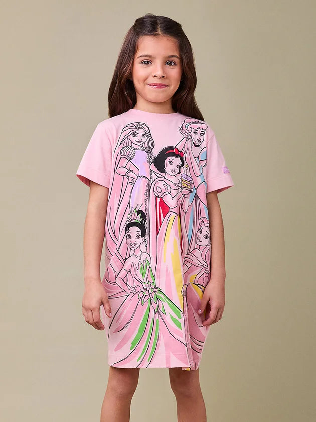Camisola Licenciada Princesas Disney Rosa Quartzo - BambolePetit