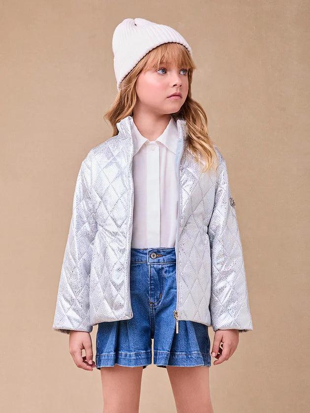 Jaqueta Puffer Metalizada - BambolePetit