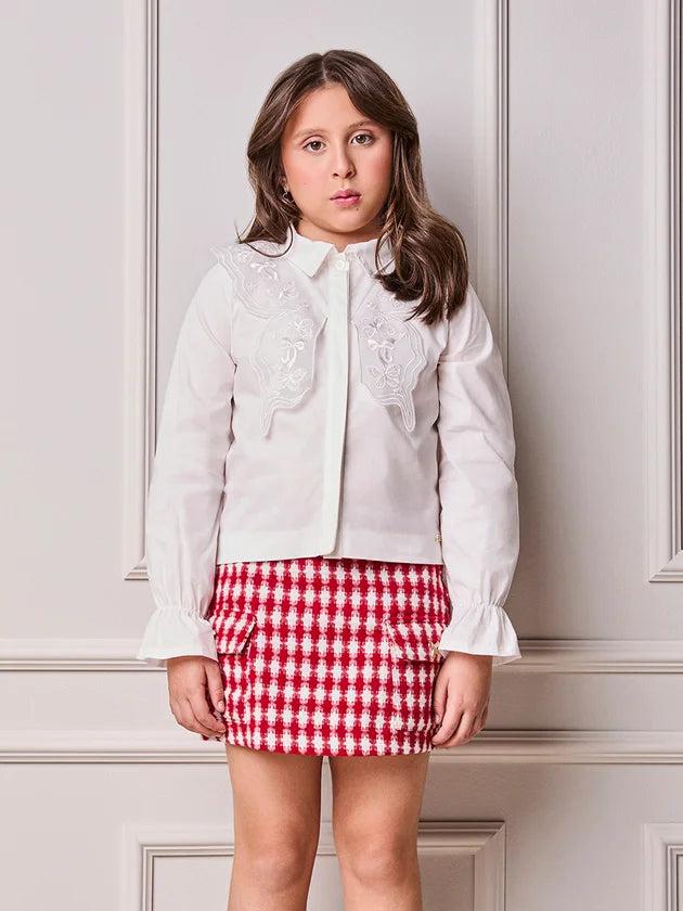 Camisa Com Borboleta Off White Animê