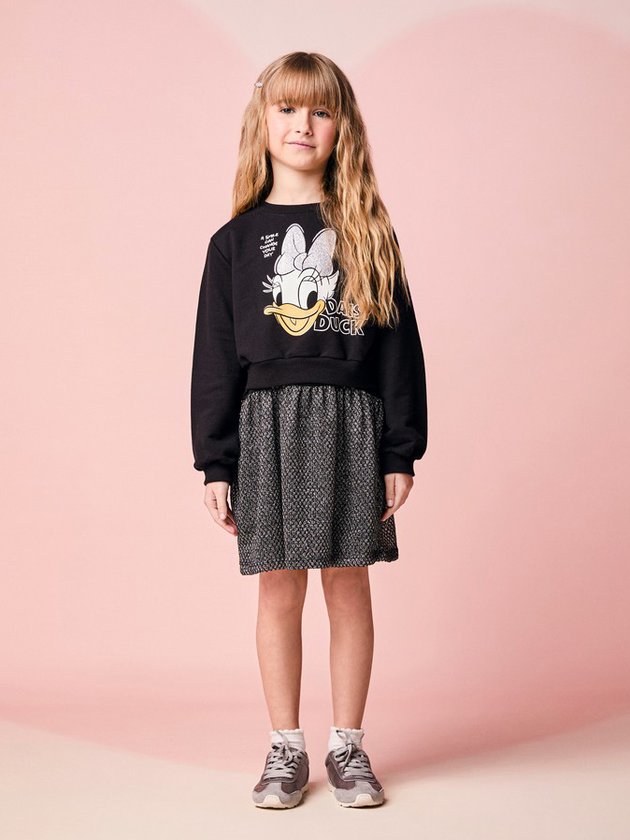 Conjunto Casaco Daisy e Vestido Preto Momi